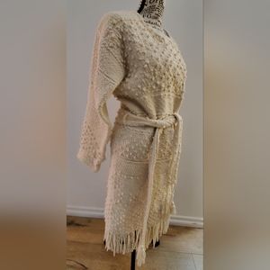 Ulla Johnson Ivory Popcorn Cardigan Coat P/S Small